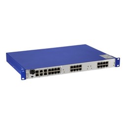Hirschmann 942 298-007 Rack Mount Managed Fast Ethernet Switch 19 in Control Cabinet Mount 100-240VAC